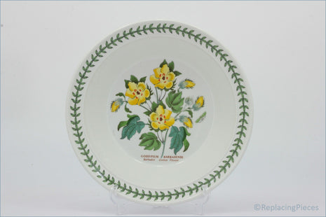 Portmeirion - Botanic Garden - 8 3/8" Rimmed Bowl (Barbados Cotton Flower)