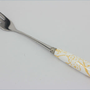 Portmeirion - Dawn Chorus - Pastry Fork (Yellow)