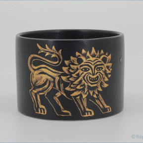 Portmeirion - Gold Lion - Sugar Bowl