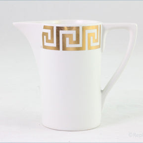 Portmeirion - Greek Key (White And Gold) - Cream Jug