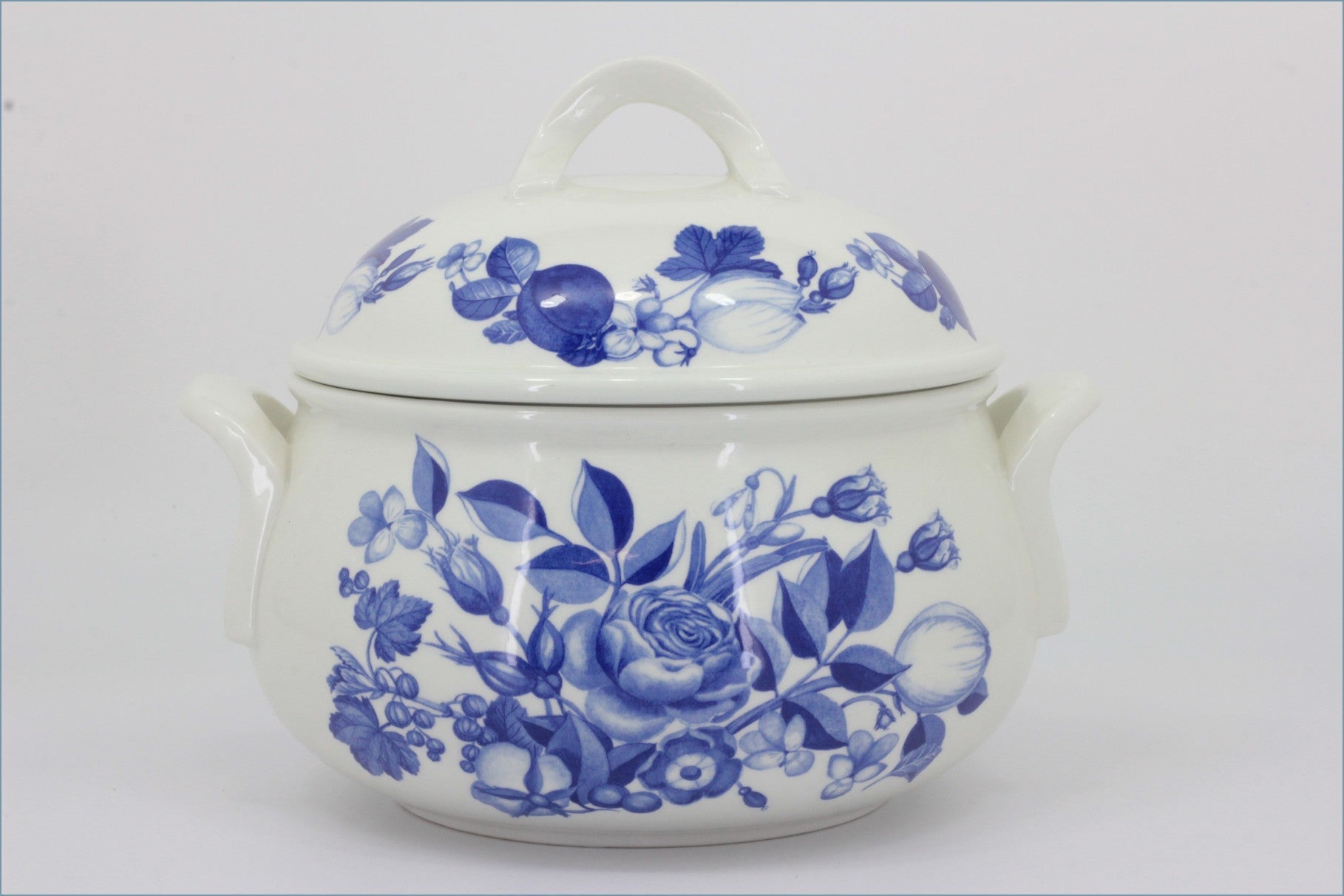 Portmeirion - Harvest Blue - Lidded Vegetable Dish