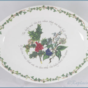 Portmeirion - The Holly & The Ivy - Handled Oval Platter