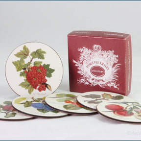 Portmeirion - Pomona - Set Of 6 Round Coasters (Boxed)
