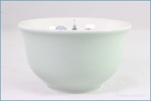 Portmeirion - Seasons Collection (Leaves) - Noodle Bowl (Green)