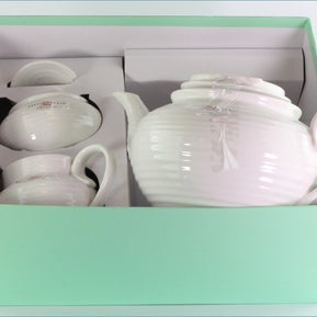 Portmeirion - Sophie Conran White - 3 Piece Teaset
