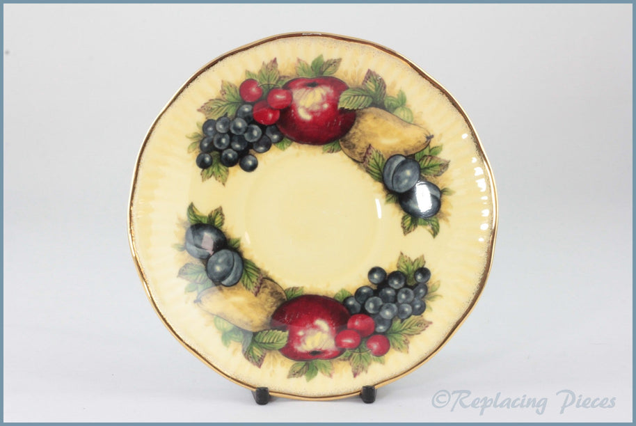 Queens - Antique Fruit Series - Tea Saucer