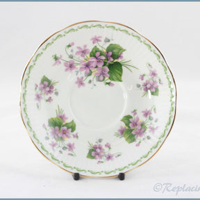 Queens - Flower Of The Month - Tea Saucer (February)