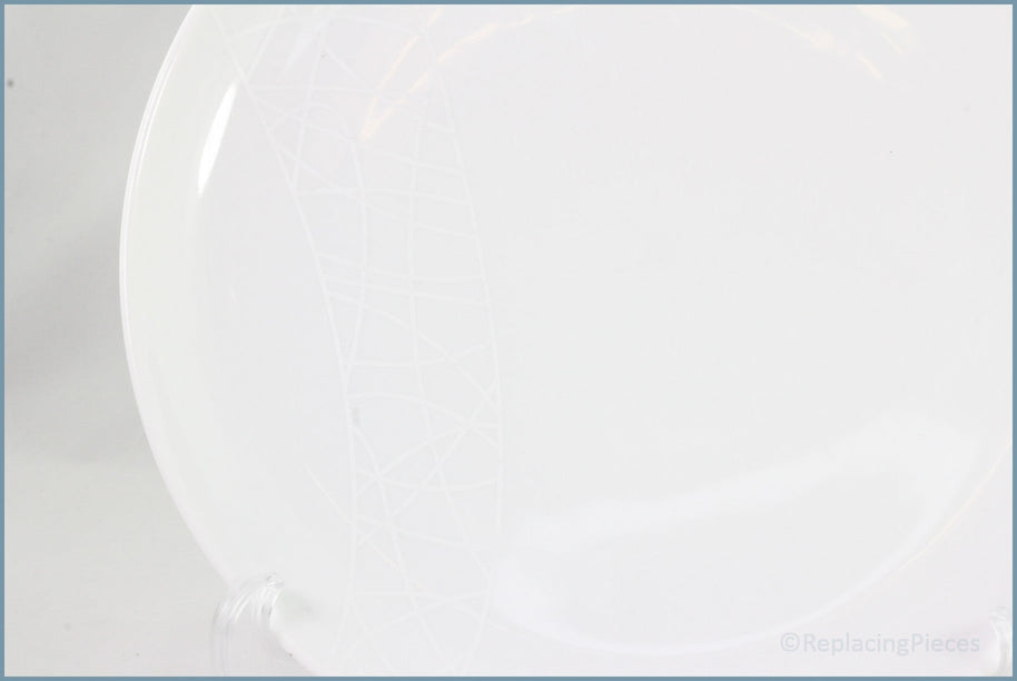 Queens - Jamie Oliver - White Embossed - Dinner Plate