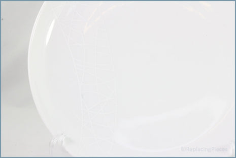 Queens - Jamie Oliver - White Embossed - Dinner Plate