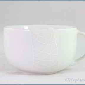 Queens - Jamie Oliver - White Embossed - Teacup