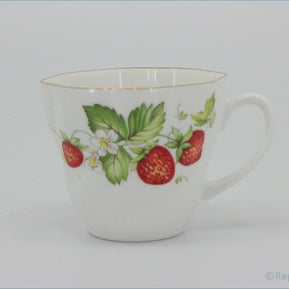 Queens - Virginia Strawberry - Coffee Cup (Swirl Rim)