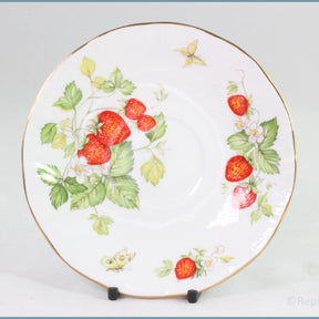 Queens - Virginia Strawberry - Tea Saucer (Ringtons Backstamp)