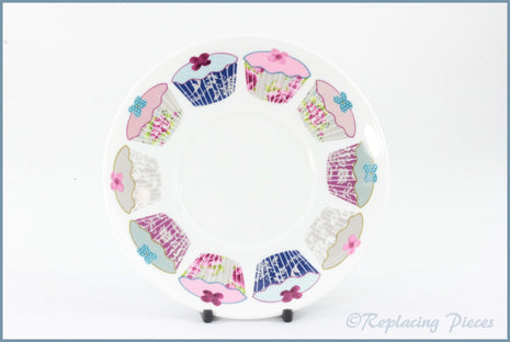 Queens - Floral Cupcakes - Tea Saucer
