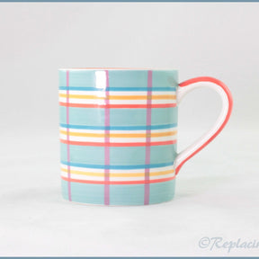 RPW116 - Whittards - Mug (Turquoise Plaid)