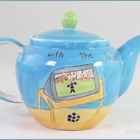 RPW140 - Whittards - Teapot - Footie Finals (No Strainer)