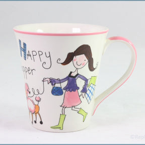 RPW164 - Whittards - Mug (Happy Shopper)