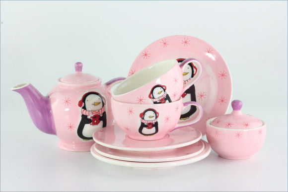 RPW200 - Whittards - Mini Tea Set 'Penguins' (no jug)
