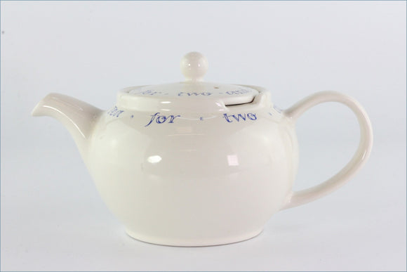 RPW221 - Whittards - Wisdom In A Teacup - Tea For Two Teapot (no strainer)