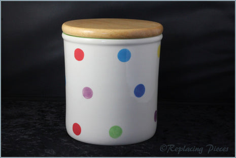 RPW22 - Whittards - 6 3/8" Tall Storage Jar (Green Interior)