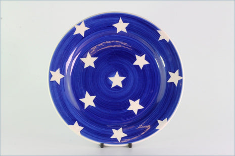 RPW235 - Whittards - 8" Salad Plate (Blue Tea Clipper, White Stars)