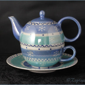 RPW30 - Whittards - 2004 Snowflake (Lustre Finish) - Tea For One