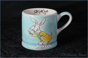 RPW33 - Whittards - Drink Me (White Rabbit) - Blue Mug