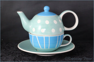 RPW38 - Whittards - Spot & Stripe - Tea For One