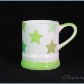 RPW55 - Whittards - Mini Mug (Green Stars)