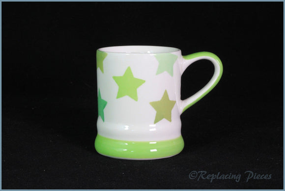RPW55 - Whittards - Mini Mug (Green Stars)