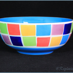 RPW61 - Whittards - Cereal Bowl (Multi Coloured Squares)