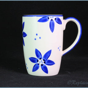 RPW66 - Whittards - Mug (Blue Flowers)