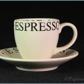 RPW67 - Whittards - Essentials Espresso Coffee Cup & Saucer