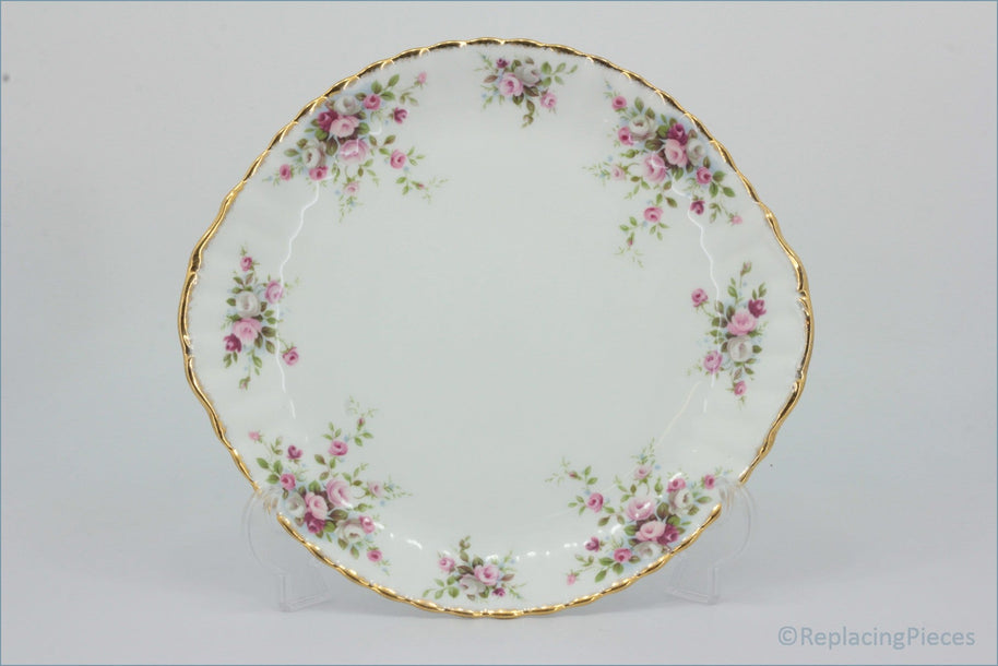 Royal Albert - Cottage Garden - Bread & Butter Serving Plate - Decorative ceramic plate with floral pattern on a plain background