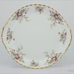Royal Albert - Cottage Garden - Bread & Butter Serving Plate - Decorative ceramic plate with floral pattern on a plain background