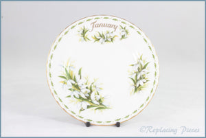 Royal Albert - Flower Of The Month (January) - 6 1/4" Side Plate