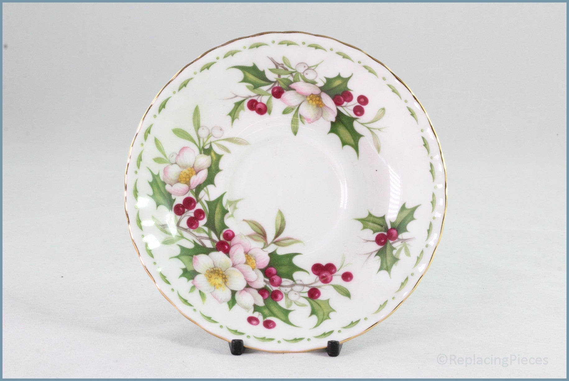 Royal Albert - Flower Of The Month (December) - Tea Saucer