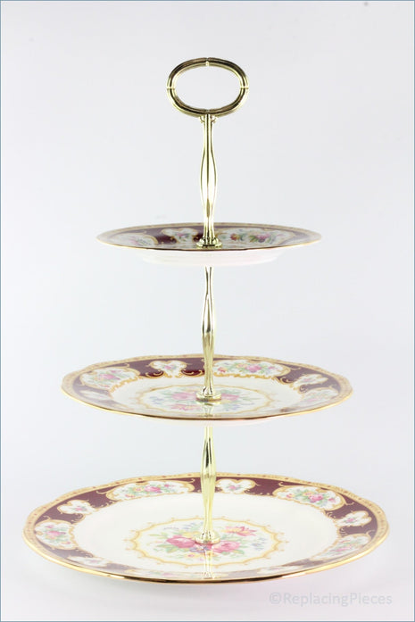 Royal Albert - Lady Hamilton - 3 Tiered Cake Stand