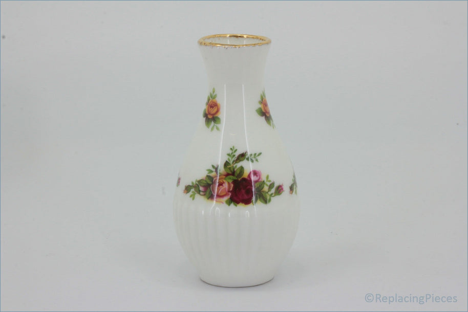 Royal Albert - Old Country Roses - 4 1/4" Tall Bulbous Vase 