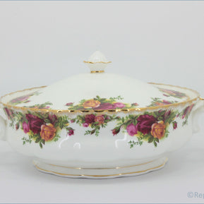 Royal Albert - Old Country Roses - Lidded Vegetable Dish