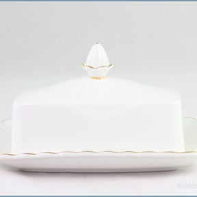 Royal Albert - Val D'Or - Lidded Butter Dish