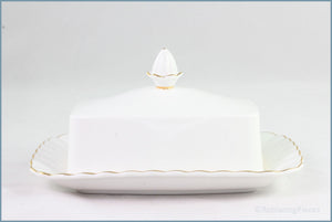 Royal Albert - Val D'Or - Lidded Butter Dish