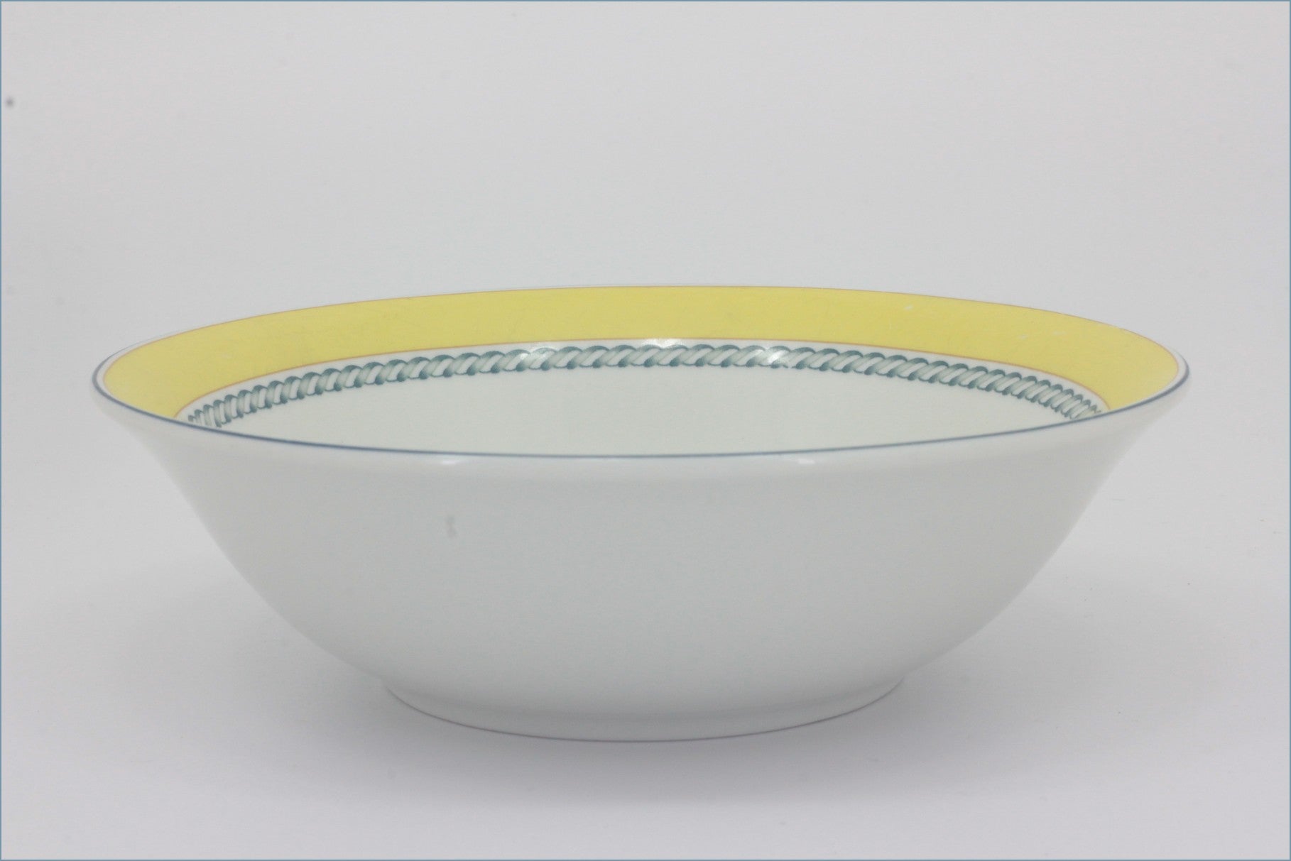 Royal Doulton - Blueberry (Yellow Rim) - Cereal Bowl