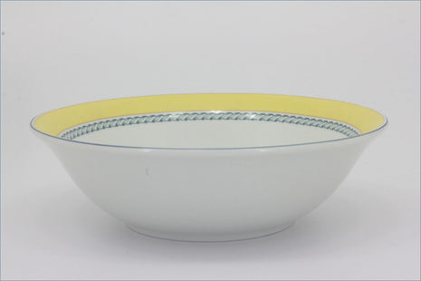 Royal Doulton - Blueberry (Yellow Rim) - Cereal Bowl