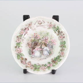 Royal Doulton - Brambly Hedge - Miniature Tea Set - Plate (Summer)