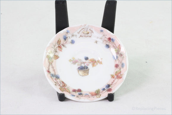 Royal Doulton - Brambly Hedge - Miniature Tea Set - Tea Saucer (Autumn)