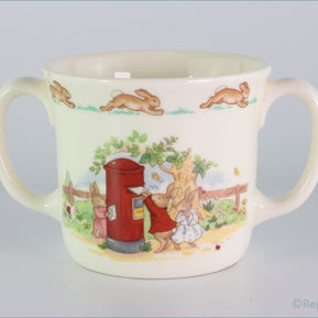 Royal Doulton - Bunnykins - 2 Handled Mug (Posting A Letter)