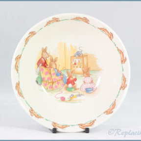 Royal Doulton - Bunnykins - Cereal Bowl (Watching TV)