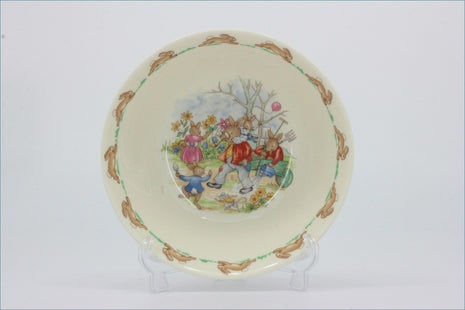 Royal Doulton - Bunnykins - Cereal Bowl (Wheelbarrow)