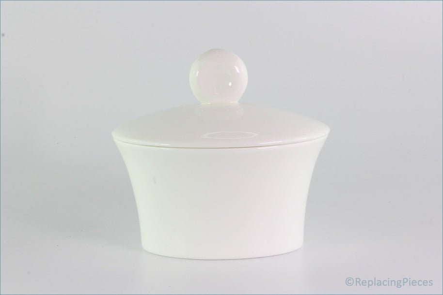 Royal Doulton - Fusion (White) - Lidded Sugar Bowl