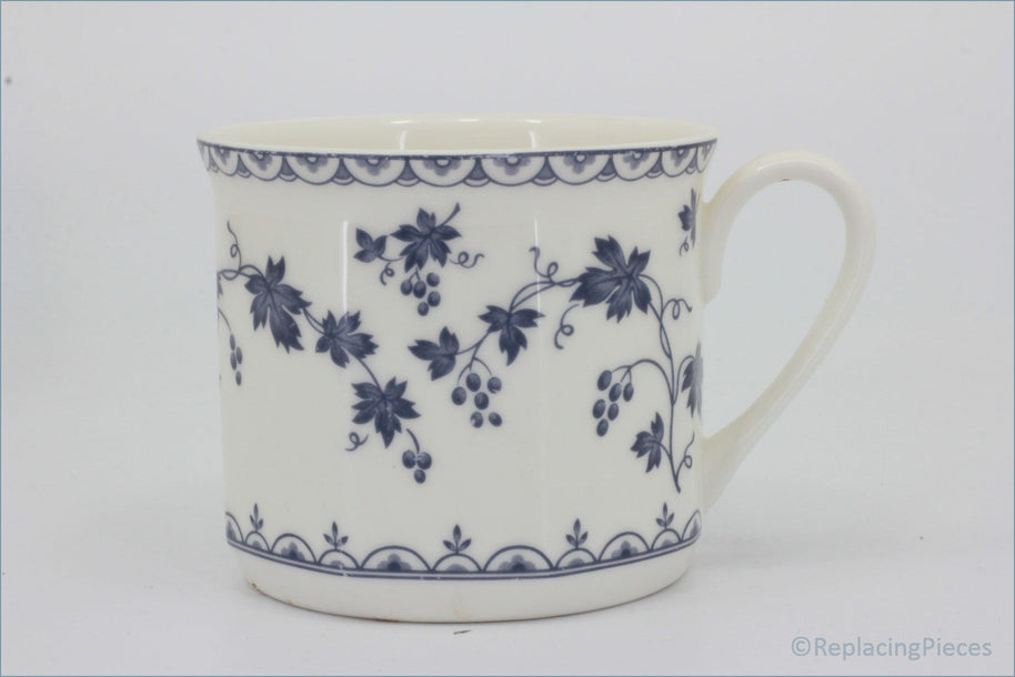Royal Doulton - Hartford (LS1085) - Teacup - Ceramic teacup with blue floral pattern on a white background